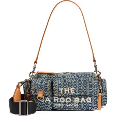 Marc Jacobs The Cargo Monogram Denim Shoulder Bag