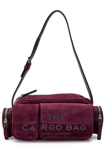 Marc Jacobs The Cargo Suede Shoulder Bag In Purple