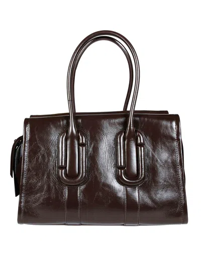 Marc Jacobs The Carryall Women's Cow Leather Shoulder Bag In Marrone