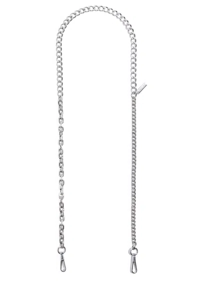 Marc Jacobs The Chain Bag Strap In Silver