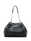 Marc Jacobs The Large Chain Sack Shoulder Bag In Black