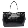 Marc Jacobs The Sack Bag Black Shoulder Bag With Logo Embossed On The Front In Leather Woman In Black