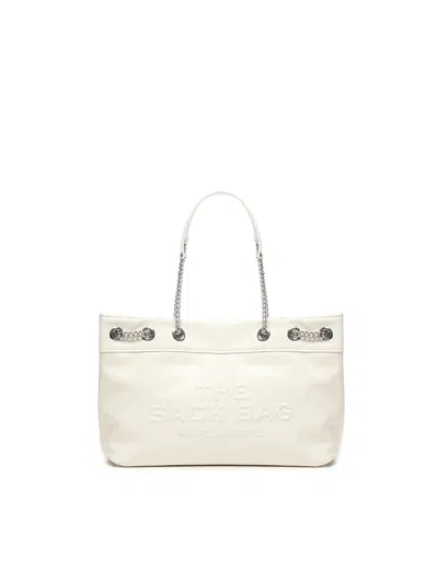 Marc Jacobs The Chain Sack Handbag In White