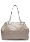 Marc Jacobs The Chain Sack Large Leather Tote In Grey