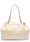 Marc Jacobs The Chain Sack Large Leather Tote In White