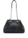 Marc Jacobs The Chain Sack Leather Shoulder Bag In Black