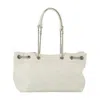 Marc Jacobs The Chain Sack Shoulder Bag In White Leather In White