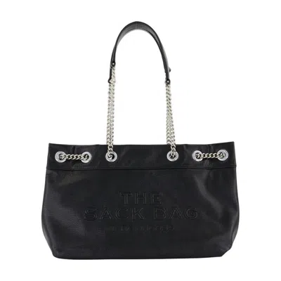 Marc Jacobs The Chain Sack Shoulder Bag In Black