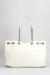 Marc Jacobs The Chain Sack Shoulder Bag In White Leather In White