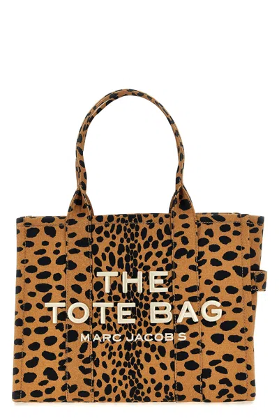MARC JACOBS MARC JACOBS 'THE CHEETAH CANVAS LARGE TOTE' SHOPPING BAG