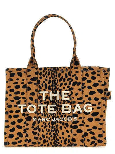 Marc Jacobs 'the Cheetah Canvas Large Tote' Shopping Bag In Multicolor