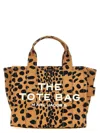 Marc Jacobs 'the Cheetah Canvas Small Tote' Handbag In Brown