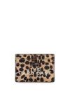 Marc Jacobs Logo Card Holder In Brown
