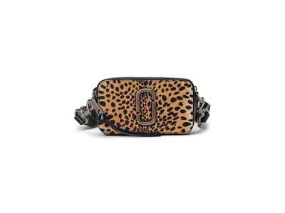Marc Jacobs The Cheetah Haircalf Snapshot Cross Body Handbags Black Multi: One Size