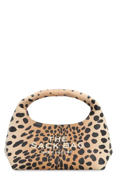 Marc Jacobs The Cheetah Leather Mini Sack Bag