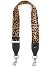 Marc Jacobs The Cheetah Logo Strap In Brown
