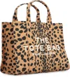 Marc Jacobs The Medium Cheetah Canvas Tote Bag In Neutral