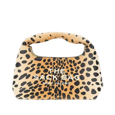 MARC JACOBS 'THE CHEETAH MINI SACK' LEATHER BAG