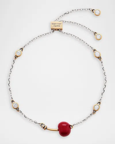 Marc Jacobs The Cherry Slider Bracelet In Multi