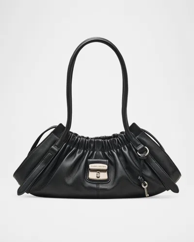 Marc Jacobs The Christina Leather Satchel Bag In Black