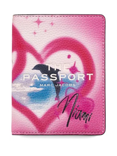 Marc Jacobs The City Passport Case In Pink