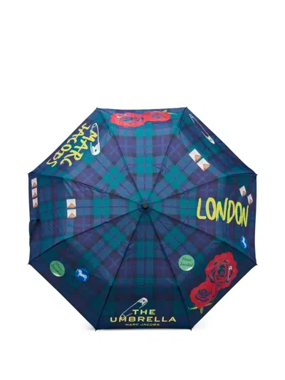 Marc Jacobs The City Umbrella In Blue