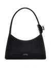 Marc Jacobs Womens Black Claw Clip Leather Shoulder Bag In Black