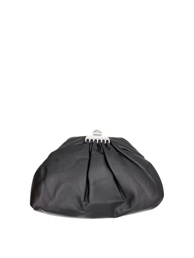 Marc Jacobs The Claw Clip Clutch In Black