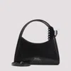 Marc Jacobs Glam Claw Clip Leather Crossbody Bag In Black