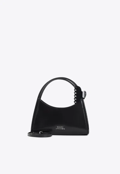Marc Jacobs The Glam Claw Clip Black Leather Cross-body Bag
