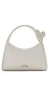 Marc Jacobs The Claw Clip Crossbody Bag Cotton White