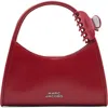 Marc Jacobs The Glam Claw Clip Cross Body Bag In Red