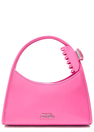 Marc Jacobs The Claw Clip Leather Cross-body Bag In Pink