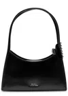 Marc Jacobs The Claw Clip Leather Shoulder Bag In Black