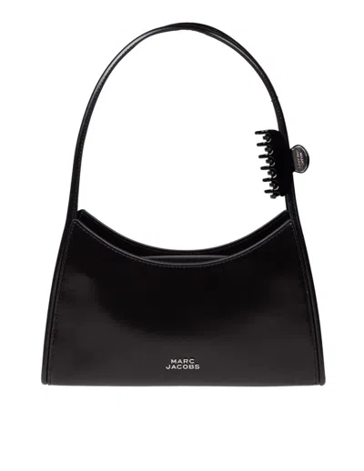 Marc Jacobs The Claw Clip Shoulder Bag In Black