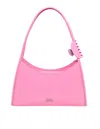 Marc Jacobs The Claw Clip Shoulder Bag In Brushed Leather Color Pink In Pink