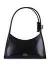 Marc Jacobs The Claw Clip Bag In Brushed Leather In Black