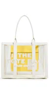 Marc Jacobs The Clear Crossbody Duffel Bag White In White