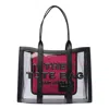 Marc Jacobs The Tote Large Pvc And Leather Tote In Black