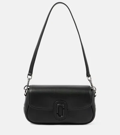 Marc Jacobs The Clover Leather Shoulder Bag In Black