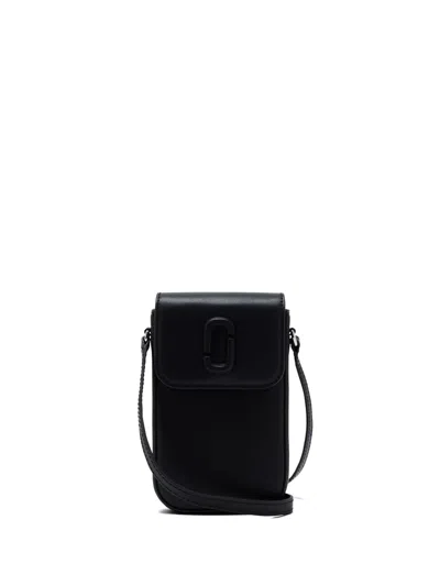 Marc Jacobs The Clover Phone Crossbody Bag In Black