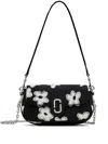Marc Jacobs Textured Black Bag With Floral Patterns