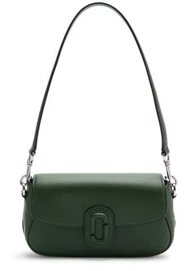 Marc Jacobs The Clover Small Leather Shoulder Bag In Dark Green