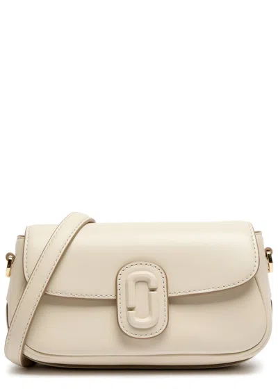Marc Jacobs The Clover Small Leather Shoulder Bag In Off White
