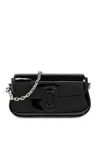 Marc Jacobs The Clover Logo Detailed Shoulder Bag In Black