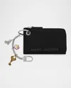 Marc Jacobs Zippered Wallet With Pendant In Black