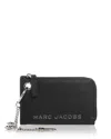 Marc Jacobs The Coin Charm Leather Case In Black