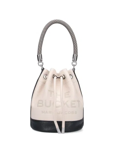 Marc Jacobs "the Colorblock" Bucket Bag In White