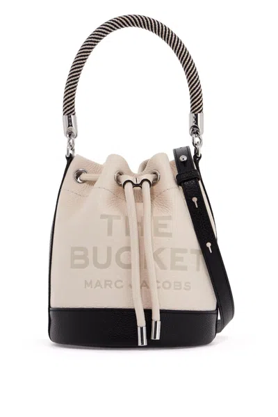 Marc Jacobs The Colorblock Leather Bucket Bag In Neutral