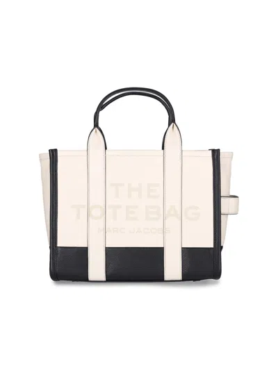 Marc Jacobs "the Colorblock" Media Tote Bag In Cream